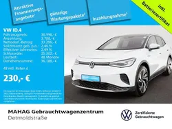 Gletscherweiß metallic schwarz Gebraucht 2023 VW ID.4 IQ Drive SUV | 36.996 € (Guter Preis)