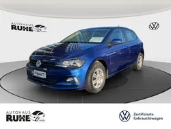 Reef blue (blau) Gebraucht 2019 VW Polo Trendline Kleinwagen | 10.690 € (Guter Preis)