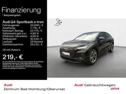 Schwarz Gebraucht 2022 Audi Q4 Sportback e-tron Sport SUV | 30.890 € (Etwas zu teuer)