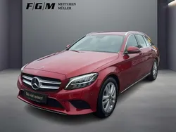 Hyazinthrot metalliclack Gebraucht 2019 Mercedes C180 Avantgarde Kombi | 21.890 € (Fairer Preis)