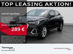 Mythosschwarz metallic Gebraucht 2024 Audi Q3 S-Line SUV | 36.630 € (Guter Preis)