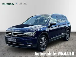 Blau Gebraucht 2021 VW Tiguan Allspace Highline SUV | 33.490 € (Fairer Preis)