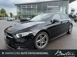 Schwarz Gebraucht 2021 Mercedes A200 AMG Limousine | 26.900 € (Fairer Preis)