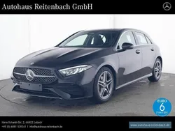 Schwarz Gebraucht 2024 Mercedes A180 AMG Limousine | 31.779 € (Fairer Preis)