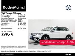 Pure white Gebraucht 2023 VW Tiguan Allspace Elegance SUV | 35.990 € (Guter Preis)