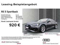 Grau Gebraucht 2024 Audi RS5 Sportback Sport Limousine | 73.940 € (Fairer Preis)