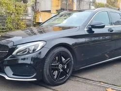 Schwarz Gebraucht 2017 Mercedes C220 AMG line Kombi | 17.500 € (Fairer Preis)
