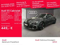 Daytonagrau perleffekt verdeck Gebraucht 2023 Audi S5 Cabriolet Sport Cabrio | 56.850 € (Fairer Preis)