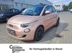 Rosegoldmet. (metallic) Gebraucht 2021 Fiat 500e Icon Cabrio | 15.990 € (Superpreis)