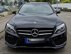 Schwarz Gebraucht 2017 Mercedes C250 AMG line Kombi | 17.500 € (Fairer Preis)