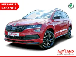 Velvet rot metallic (metallic) Gebraucht 2020 Skoda Karoq SportLine SUV | 26.490 € (Etwas zu teuer)