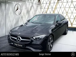 Obsidianschwarz metallic Gebraucht 2024 Mercedes C220 Avantgarde Limousine | 38.646 € (Fairer Preis)
