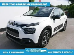 Weiß/dach schwarz Gebraucht 2022 Citroën C3 PureTech Kleinwagen | 11.990 € (Fairer Preis)