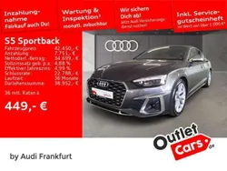Daytonagrau perleffekt Gebraucht 2022 Audi S5 Limousine | 42.450 € (Superpreis)