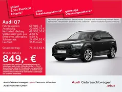 Mythosschwarz metallic Gebraucht 2024 Audi Q7 S-Line SUV | 69.989 € (Fairer Preis)