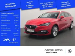 Schwarz / emocion rot (metallic) Gebraucht 2021 Seat Leon ST XCELLENCE Kombi | 19.980 € (Guter Preis)