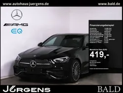 Obsidianschwarz metallic Gebraucht 2024 Mercedes C200 AMG Limousine | 44.550 € (Etwas zu teuer)