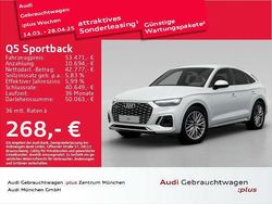 Gletscherweiß metallic Gebraucht 2024 Audi Q5 Sportback Ambiente SUV | 53.471 € (Fairer Preis)