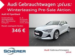 Gletscherweiß metallic (metallic) Gebraucht 2025 Audi A3 Ambiente Limousine | 33.800 € (Guter Preis)