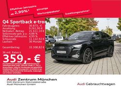 Mythosschwarz metallic Gebraucht 2022 Audi Q4 Sportback e-tron S-Line SUV | 30.873 € (Fairer Preis)