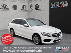 Weiß Gebraucht 2018 Mercedes C400 AMG line Limousine | 30.970 € (Fairer Preis)