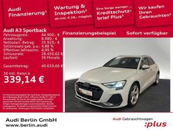 Gletscherweiß metallic Gebraucht 2025 Audi A3 Sportback e-tron S-Line Kleinwagen | 44.900 €