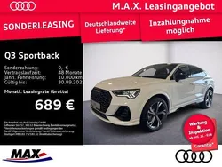Weiß Neu 2025 Audi Q3 Sportback S-Line SUV | 57.980 € (Etwas zu teuer)