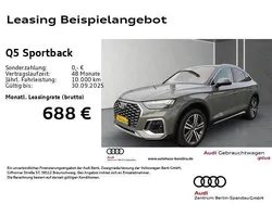 Grau Gebraucht 2024 Audi Q5 Sportback S-Line SUV | 62.444 €