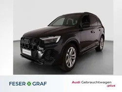 Mythosschwarz metallic Gebraucht 2025 Audi Q7 S-Line SUV | 64.489 € (Fairer Preis)