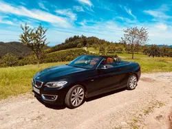 Schwarz Gebraucht 2017 BMW 218 Luxury Line Cabrio | 19.900 € (Guter Preis)