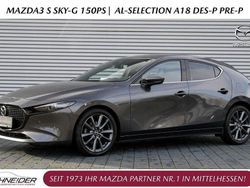 Grau Gebraucht 2021 Mazda 3 Selection Limousine | 23.490 € (Etwas zu teuer)