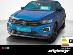 Ravennablau matt/schwarz Gebraucht 2021 VW T-Roc Cabriolet Edition Cabrio | 27.370 € (Fairer Preis)