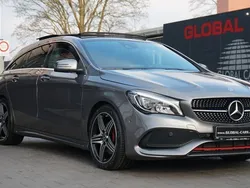 Mountaingrau met. Gebraucht 2018 Mercedes CLA250 Shooting Brake AMG line Kombi | 24.885 € (Guter Preis)