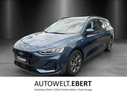 Chromablau Gebraucht 2024 Ford Focus ST-Line Kombi | 27.690 € (Fairer Preis)