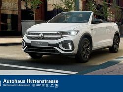 Pure white uni schwarz Neu 2025 VW T-Roc Cabriolet R-line Cabrio | 39.890 € (Superpreis)
