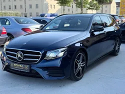 Blau Gebraucht 2018 Mercedes E220 AMG Limousine | 24.899 € (Guter Preis)