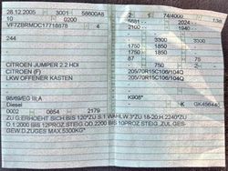 Weiß Gebraucht 2005 Citroën Jumper Van / Kleinbus | 1.200 €