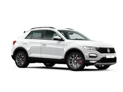Pure white (metallic) Gebraucht 2019 VW T-Roc Sport SUV | 18.480 € (Guter Preis)