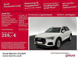 Arkonaweiß Gebraucht 2024 Audi Q3 Basis SUV | 32.100 € (Superpreis)