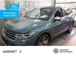 Blau Gebraucht 2021 VW Tiguan Allspace Elegance SUV | 30.930 € (Superpreis)