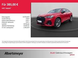 Progressivrot metallic Gebraucht 2024 Audi Q3 Sportback S-Line SUV | 46.976 € (Teuer)