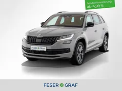 Steel grau Gebraucht 2021 Skoda Kodiaq SportLine SUV | 32.990 € (Fairer Preis)