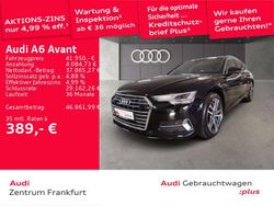 Mythosschwarz metallic Gebraucht 2022 Audi A6 Sport Kombi | 41.950 € (Guter Preis)