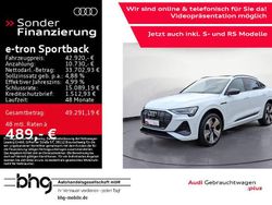 Gletscherweiß metallic Gebraucht 2021 Audi e-tron S-Line SUV | 42.920 € (Etwas zu teuer)