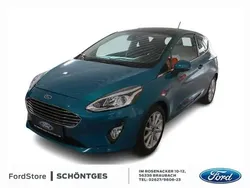 Blau Gebraucht 2018 Ford Fiesta Titanium Kleinwagen | 12.480 € (Etwas zu teuer)