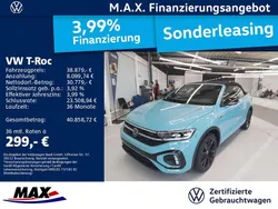 Teal blue Neu 2024 VW T-Roc Cabriolet R-line Cabrio | 38.879 € (Fairer Preis)