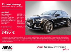 Mythosschwarz metallic Gebraucht 2025 Audi Q3 S-Line SUV | 43.930 € (Fairer Preis)