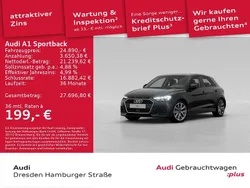 Mythosschwarz metallic Gebraucht 2025 Audi A1 Advanced Plus Kleinwagen | 24.890 € (Fairer Preis)