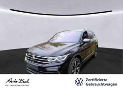 Schwarz (deep black perleffekt) Gebraucht 2022 VW Tiguan Allspace R-line SUV | 37.980 € (Etwas zu teuer)