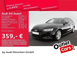 Brillantschwarz Gebraucht 2022 Audi A4 Advanced Kombi | 29.383 € (Fairer Preis)
